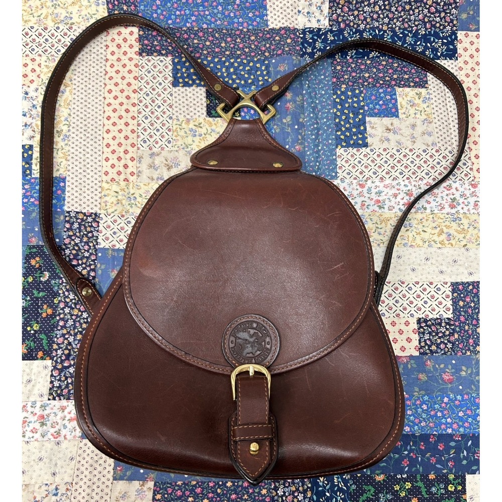 Duluth Pack Lady Slipper Brown‎ Leather Strap Bag